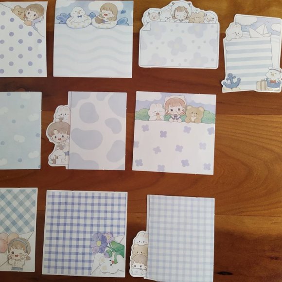 Kawaii Abu Girl Memo Notes - Picture 10 of 12